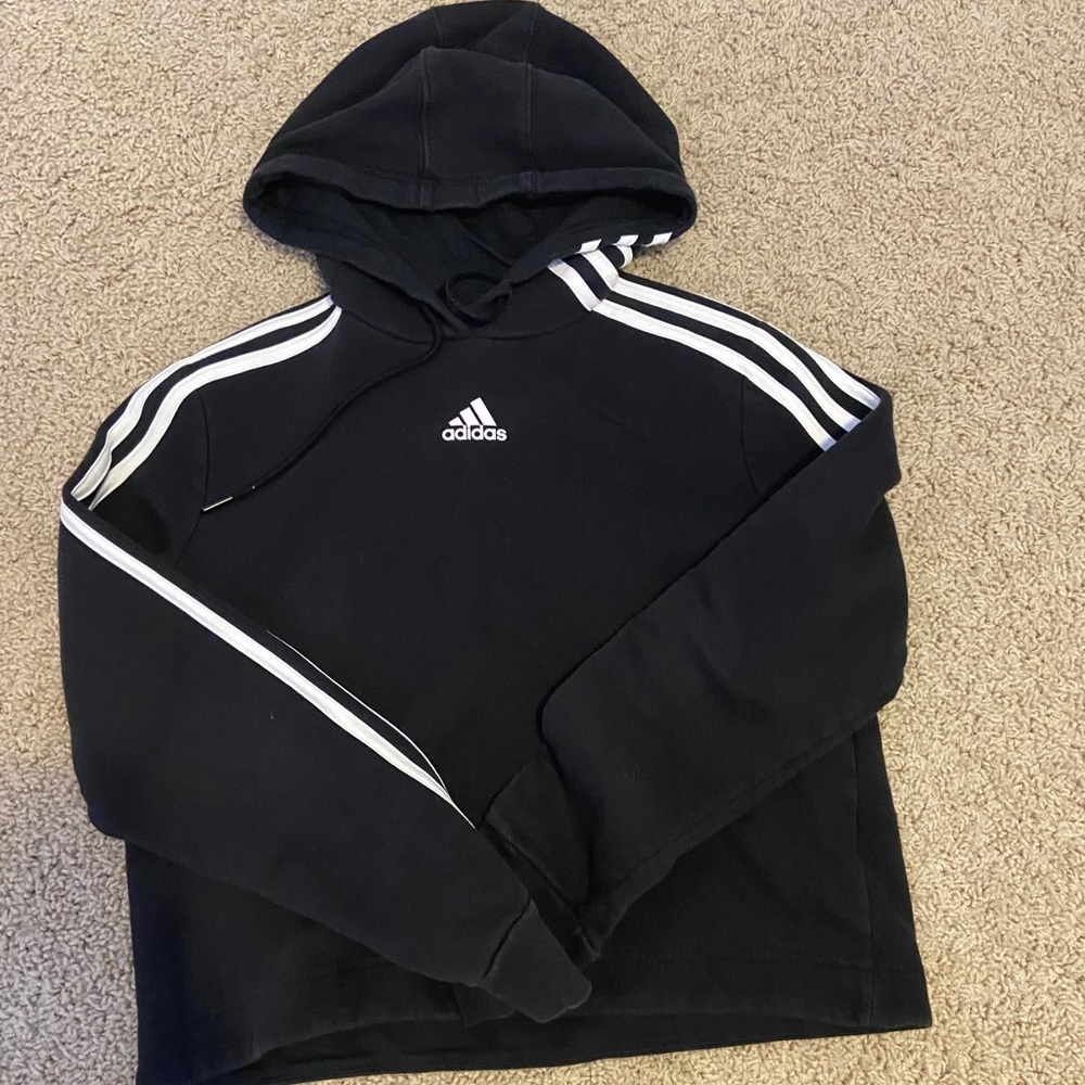 Adidas crop hoodie